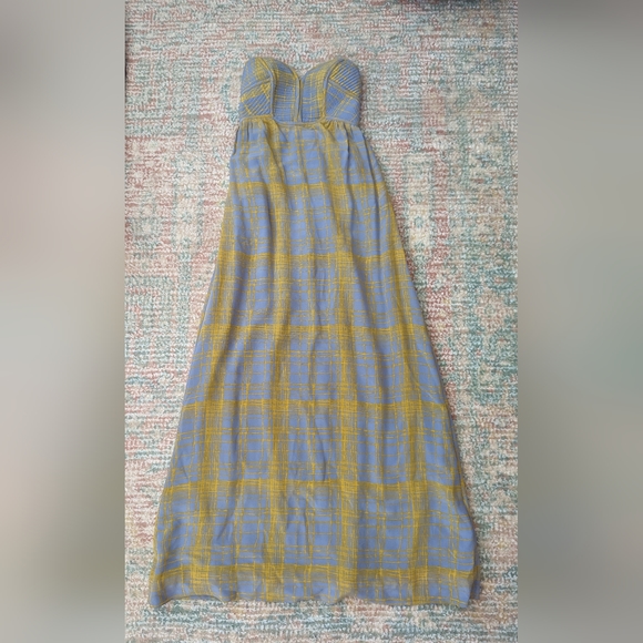 Anthropologie Strapless Silk Maxi Dress by Maple size 0 - Picture 8 of 8